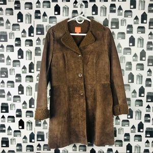 Anonymous John Carlisle | Leather Sherpa Jacket